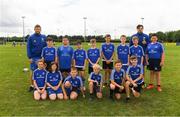 8 August 2018; Leinster players Ross Byrne and Max Deegan with participants during the Bank of Ireland Leinster Rugby Summer Camp at Westmanstown RFC in Clonsilla, Dublin. Photo by Piaras Ó Mídheach/Sportsfile