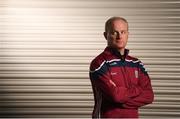 8 August 2018; Galway manager Micheál Donoghue poses for a portrait at the Loughrea Hotel and Spa in Loughrea, Co Galway, during a Galway Hurling Press Conference ahead of the GAA Hurling All-Ireland Senior Championship Final. Photo by Diarmuid Greene/Sportsfile
