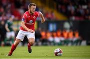 6 August 2018; David Cawley of Sligo Rovers during the EA Sports Cup semi-final match between Sligo Rovers and Derry City at the Showgrounds in Sligo. Photo by Stephen McCarthy/Sportsfile