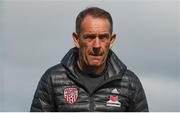 6 August 2018; Derry City manager Kenny Shiels prior to the EA Sports Cup semi-final match between Sligo Rovers and Derry City at the Showgrounds in Sligo. Photo by Stephen McCarthy/Sportsfile