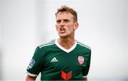 6 August 2018; Dean Shiels of Derry City during the EA Sports Cup semi-final match between Sligo Rovers and Derry City at the Showgrounds in Sligo. Photo by Stephen McCarthy/Sportsfile