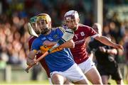 8 August 2018; Mark Kehoe of Tipperary in action against Jack Fitzpatrick of Galway during the Bord Gais Energy GAA Hurling All-Ireland U21 Championship Semi-Final match between Galway and Tipperary at the Gaelic Grounds in Limerick. Photo by Diarmuid Greene/Sportsfile