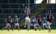 8 August 2018; Robert Byrne of Tipperary in action against Brian Concannon of Galway during the Bord Gais Energy GAA Hurling All-Ireland U21 Championship Semi-Final match between Galway and Tipperary at the Gaelic Grounds in Limerick. Photo by Diarmuid Greene/Sportsfile