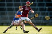 8 August 2018; Patrick Foley of Galway in action against Cian D'Arcy of Tipperary during the Bord Gais Energy GAA Hurling All-Ireland U21 Championship Semi-Final match between Galway and Tipperary at the Gaelic Grounds in Limerick. Photo by Diarmuid Greene/Sportsfile