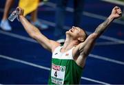 8 August 2018; Vitali Zuck of Belarus celebrates after finishing third in the Mens Decathlon during Day 2 of the 2018 European Athletics Championships at The Olympic Stadium in Berlin, Germany. Photo by Sam Barnes/Sportsfile
