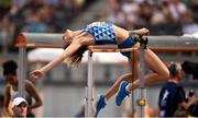 8 August 2018; Elena Vallortigara of Italy competing in Women's High Jump Qualifying during Day 2 of the 2018 European Athletics Championships at Berlin in Germany. Photo by Sam Barnes/Sportsfile