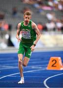 9 August 2018; Zak Curran of Ireland competing in the Men's 800m event during Day 3 of the 2018 European Athletics Championships at The Olympic Stadium in Berlin, Germany. Photo by Sam Barnes/Sportsfile