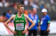 9 August 2018; Zak Curran of Ireland, after competing in the Men's 800m event during Day 3 of the 2018 European Athletics Championships at The Olympic Stadium in Berlin, Germany. Photo by Sam Barnes/Sportsfile