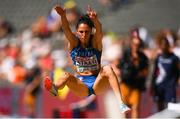 9 August 2018; Laura Strati of Italy competing in the Women's Long Jump Qualifications during Day 3 of the 2018 European Athletics Championships at The Olympic Stadium in Berlin, Germany. Photo by Sam Barnes/Sportsfile