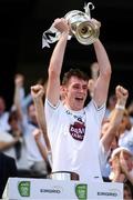 5 August 2018; Kildare captain Aaron Masterson lifts the cup after the EirGrid GAA Football All-Ireland U20 Championship final match between Mayo and Kildare at Croke Park in Dublin. Photo by Piaras Ó Mídheach/Sportsfile