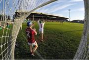 8 August 2018; Shane Bannon of Galway and goalkeeper Éanna Murphy watch a Tipperary point go over the bar during the Bord Gais Energy GAA Hurling All-Ireland U21 Championship Semi-Final match between Galway and Tipperary at the Gaelic Grounds in Limerick. Photo by Diarmuid Greene/Sportsfile