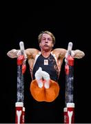 9 August 2018; Epke Zonderland of Netherlands in action on the Horizontal Bars in the Senior Men's Individual Apparatus qualification during day eight of the 2018 European Championships at The SSE Hydro in Glasgow, Scotland. Photo by David Fitzgerald/Sportsfile