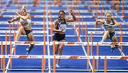 9 August 2018; Elvira Herman of Bulgaria left, on her way to winning the Women's 100m Hurdles, ahead of Cindy Roleder, centre, of Germany, who finished third, and Solene Ndama of France who was disqualified during Day 3 of the 2018 European Athletics Championships at The Olympic Stadium in Berlin, Germany. Photo by Sam Barnes/Sportsfile