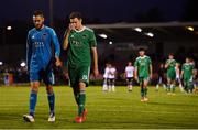 9 August 2018; Garry Buckley, right, and Mark McNulty of Cork City following the UEFA Europa League Third Qualifying Round 1st Leg match between Cork City and Rosenborg at Turners Cross in Cork. Photo by Stephen McCarthy/Sportsfile