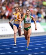 10 August 2018; Phil Healy of Ireland competing in the Women's 200m event heats during Day 4 of the 2018 European Athletics Championships at The Olympic Stadium in Berlin, Germany. Photo by Sam Barnes/Sportsfile