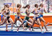 10 August 2018; Ciara Mageean of Ireland, third from right, competing in the Women's 1500m event during Day 4 of the 2018 European Athletics Championships at The Olympic Stadium in Berlin, Germany. Photo by Sam Barnes/Sportsfile