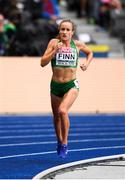 10 August 2018; Michelle Finn of Ireland competing in the Women's 3000m Steeplechase event during Day 4 of the 2018 European Athletics Championships at The Olympic Stadium in Berlin, Germany. Photo by Sam Barnes/Sportsfile