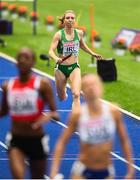 10 August 2018; Claire Mooney of Ireland competing in the Women's 4x400m relay event during Day 4 of the 2018 European Athletics Championships at The Olympic Stadium in Berlin, Germany. Photo by Sam Barnes/Sportsfile