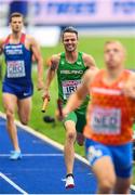 10 August 2018; Thomas Barr of Ireland competing in Men's 4x400m relay event during Day 4 of the 2018 European Athletics Championships at The Olympic Stadium in Berlin, Germany. Photo by Sam Barnes/Sportsfile