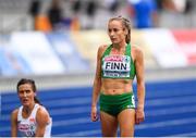 10 August 2018; Michelle Finn of Ireland after competing in the Women's 3000m Steeplechase event  during Day 4 of the 2018 European Athletics Championships at The Olympic Stadium in Berlin, Germany. Photo by Sam Barnes/Sportsfile