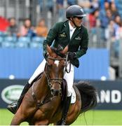 9 August 2018; Paul O'Shea of Ireland competing on Skara Glen's Presence during the Stablelab Stakes during the StenaLine Dublin Horse Show at the RDS Arena in Dublin. Photo by Matt Browne/Sportsfile