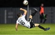 10 August 2018; Keith Buckley of Bohemians attempts an overhead kick at goal during the Irish Daily Mail FAI Cup First Round match between Wexford and Bohemians at Ferrycarrig Park, in Wexford. Photo by Tom Beary/Sportsfile