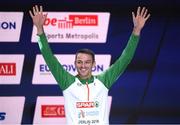 10 August 2018; Thomas Barr of Ireland ahead of the medal ceremony after finishing third in the Men's 400m hurdles Final during Day 4 of the 2018 European Athletics Championships in Berlin, Germany. Photo by Sam Barnes/Sportsfile