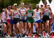 11 August 2018; Alex Wright of Ireland competing in the Men's 20km Walk event during Day 5 of the 2018 European Athletics Championships in Berlin, Germany. Photo by Sam Barnes/Sportsfile