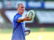 10 August 2018; Leinster senior coach Stuart Lancaster during warm-ups prior to the Pre-Season Friendly match between Montauban and Leinster at Stade Sapiac, in Montauban, France. Photo by Manuel Blondeau/Sportsfile
