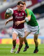11 August 2018; Tony Gill of Galway is tackled by James O'Hare of Meath during the Electric Ireland GAA Football All-Ireland Minor Championship semi-final match between Galway and Meath at Croke Park in Dublin. Photo by Brendan Moran/Sportsfile
