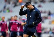 11 August 2018; Damien Comer of Galway walks the pitch prior to the GAA Football All-Ireland Senior Championship semi-final match between Dublin and Galway at Croke Park in Dublin. Photo by Brendan Moran/Sportsfile