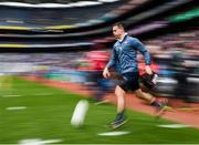 11 August 2018; Stephen Cluxton of Dublin makes his way on to the pitch prior to the GAA Football All-Ireland Senior Championship semi-final match between Dublin and Galway at Croke Park in Dublin. Photo by Stephen McCarthy/Sportsfile