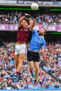 11 August 2018; Seán Kelly of Galway in action against Jack McCaffrey of Dublin during the GAA Football All-Ireland Senior Championship semi-final match between Dublin and Galway at Croke Park in Dublin.  Photo by Seb Daly/Sportsfile