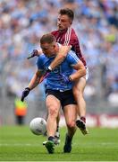 11 August 2018; Ciarán Kilkenny of Dublin is tackled by Eoghan Kerin of Galway during the GAA Football All-Ireland Senior Championship semi-final match between Dublin and Galway at Croke Park in Dublin. Photo by Brendan Moran/Sportsfile