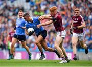 11 August 2018; James McCarthy of Dublin in action against Peter Cooke of Galway during the GAA Football All-Ireland Senior Championship semi-final match between Dublin and Galway at Croke Park in Dublin. Photo by Brendan Moran/Sportsfile