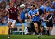 11 August 2018; Kevin McManamon of Dublin in action against Peter Cooke of Galway during the GAA Football All-Ireland Senior Championship semi-final match between Dublin and Galway at Croke Park in Dublin.  Photo by Seb Daly/Sportsfile