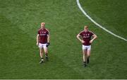 11 August 2018; Dejected Galway players Declan Kyne, left, and Seán Andy Ó Ceallaigh after the GAA Football All-Ireland Senior Championship semi-final match between Dublin and Galway at Croke Park in Dublin. Photo by Daire Brennan/Sportsfile