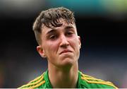 11 August 2018; Harry O'Higgins of Meath dejected after the Electric Ireland GAA Football All-Ireland Minor Championship semi-final match between Galway and Meath at Croke Park in Dublin. Photo by Piaras Ó Mídheach/Sportsfile