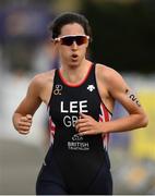 11 August 2018; India Lee of Great Britain competing in the Mixed Relay Triathlon during day ten of the 2018 European Championships at Strathclyde Country Park in Glasgow, Scotland. Photo by David Fitzgerald/Sportsfile