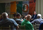11 August 2018; FAI CEO John Delaney speaking during the CRISSC AGM at Celtic Ross Hotel in Cork. Photo by Matt Browne/Sportsfile