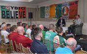 11 August 2018; Former Irish international Richard Dunne with sports presenter Trevor Welch during the CRISSC AGM at Celtic Ross Hotel in Cork. Photo by Matt Browne/Sportsfile