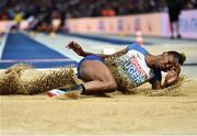 11 August 2018; Lorraine Ugen of Great Britain competing in the Women's Long Jump during Day 5 of the 2018 European Athletics Championships at The Olympic Stadium in Berlin, Germany. Photo by Sam Barnes/Sportsfile