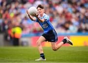 11 August 2018; Conor Yelland, St. Anthony’s BNS, Ballinlough, Cork, representing Dublin, during the INTO Cumann na mBunscol GAA Respect Exhibition Go Games at the GAA Football All-Ireland Senior Championship Semi Final match between Dublin and Galway at Croke Park in Dublin. Photo by Stephen McCarthy/Sportsfile