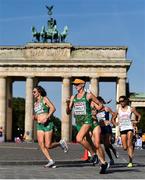 12 August 2018; Gladys Ganiel O'Neill, far left, and Breege Connolly, left, both of Ireland passes the Brandenburg Gate while competing in the Women's Marathon event during Day 6 of the 2018 European Athletics Championships in Berlin, Germany. Photo by Sam Barnes/Sportsfile