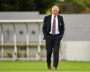 12 August 2018; Cork City manager John Caulfield prior to the Irish Daily Mail FAI Cup First Round match between Home Farm and Cork City at Whitehall Stadium, in Dublin. Photo by Seb Daly/Sportsfile