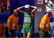 12 August 2018; Mick Clohisey of Ireland after competing in the Men's Marathon event during Day 6 of the 2018 European Athletics Championships in Berlin, Germany. Photo by Sam Barnes/Sportsfile