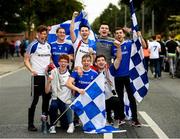 12 August 2018; Monaghan supporters prior to the GAA Football All-Ireland Senior Championship semi-final match between Monaghan and Tyrone at Croke Park in Dublin. Photo by Stephen McCarthy/Sportsfile