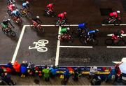 12 August 2018; A general view of competitors in the Men's Road Race during day eleven of the 2018 European Championships in Glasgow, Scotland. Photo by David Fitzgerald/Sportsfile