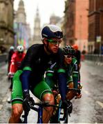 12 August 2018; Conor Dunne of Ireland competing in the Men's Road Race during day eleven of the 2018 European Championships in Glasgow, Scotland. Photo by David Fitzgerald/Sportsfile