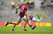 11 August 2018; Oisín Gormally of Galway during the Electric Ireland GAA Football All-Ireland Minor Championship semi-final match between Galway and Meath at Croke Park in Dublin. Photo by Brendan Moran/Sportsfile